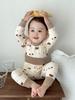 Baby Belly Protection High-Waisted Cotton Underwear Set - Autumn Toddler Pants & Flannel Separates