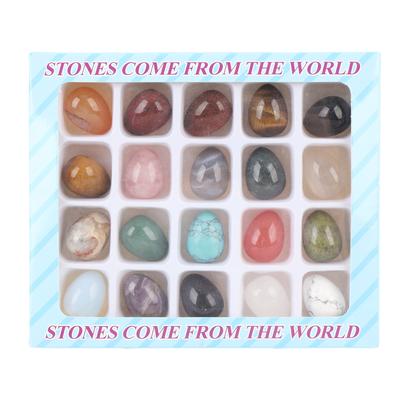 20Pcs Stone Collection Nature Rock and Crystal Collection Science Kit for Kids Over 5