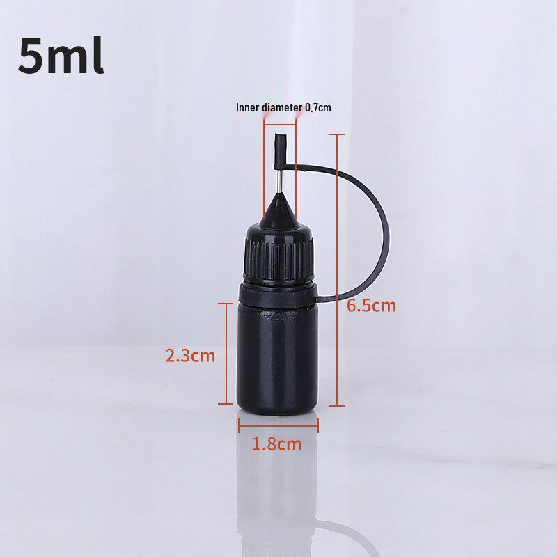 Bouteille PE à Trou d'Épingle pour Huiles Essentielles, Pigments, Colle et Encres