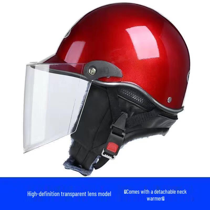 

Men s Certified Large Anti-Fog Motorcycle & Scooter Half Helmet, Removable Safety Design Head Circumference 57-64 cm
