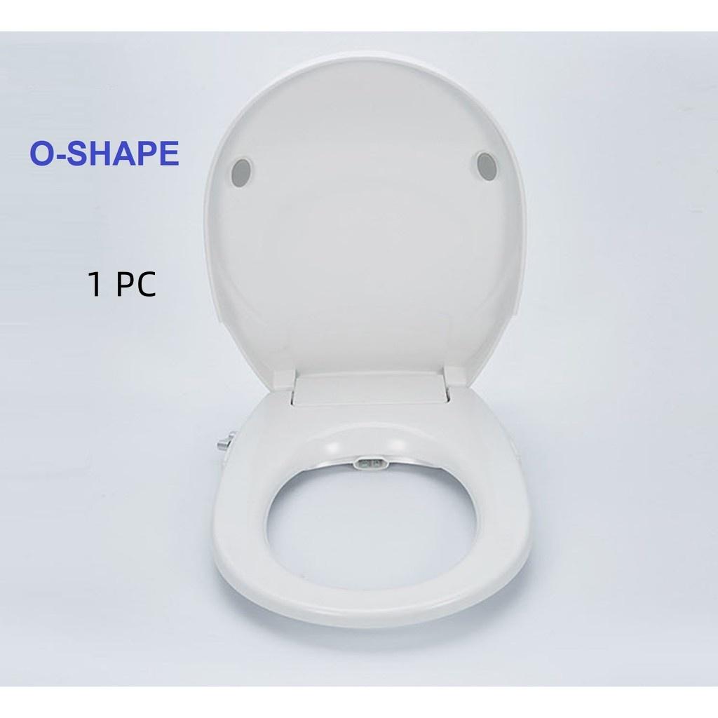 Soft Closing Dual Nozzle Manual Control Bidet Seat Home Universal Toilet Seat Lid Non-Electric Bidet Toilet Seat Cover