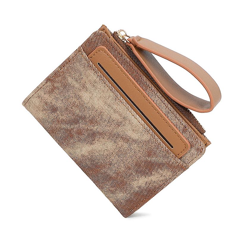 New Design Women'S Short Wallet With 8 Card Slots & Zipper Coin Pocket - Blocking Multi-Function Purse