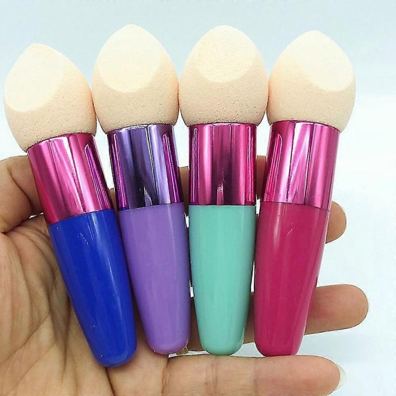 Makeup Sponge Foundation Sponge Blender Beauty Cosmetics Puff Sponge Makeup Brush Tool With Handle For Foundation Powder