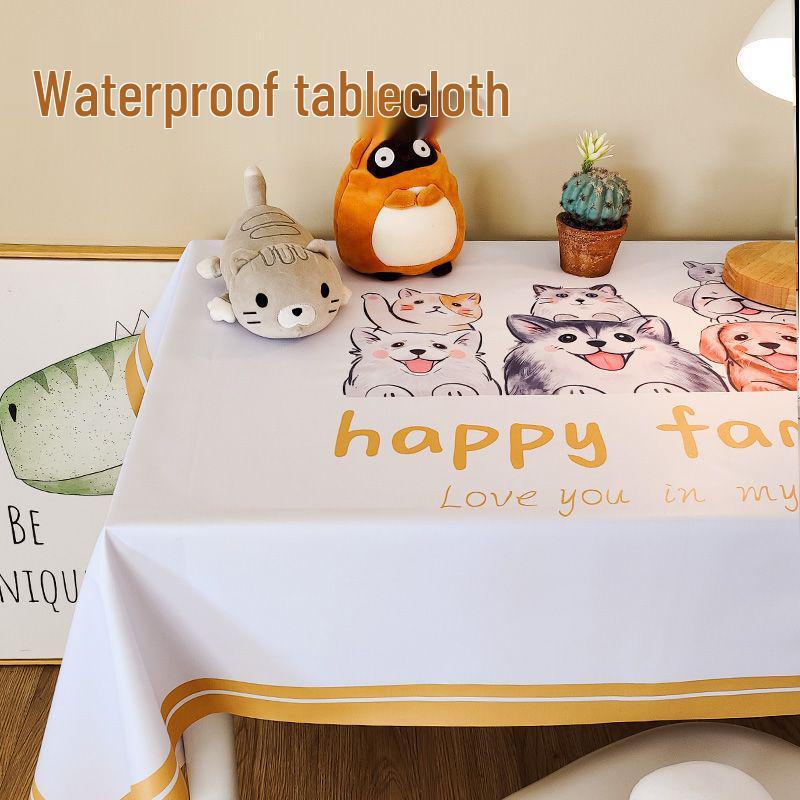 

Водонепроницаемая ПВХ скатерть с сердечками: Маслостойкий и термостойкий, не требующий стирки, идеально подходит для обеденных и журнальных столов, а также студенческих парт. 60x120