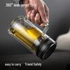 SUPOR Double-Layer Borosilicate Glass Tea Mug with Handle