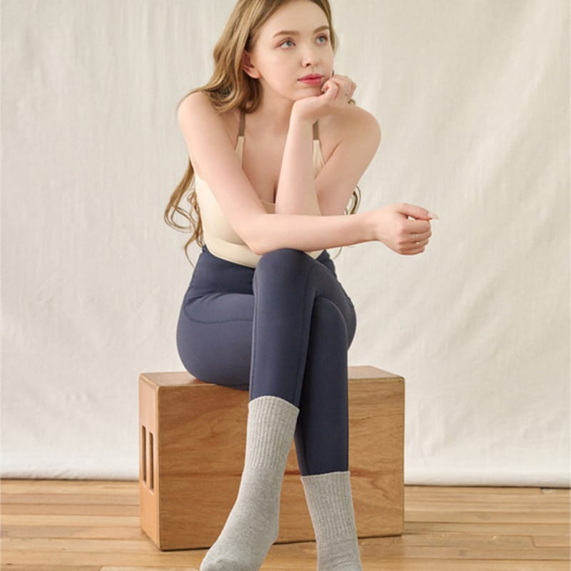 Lululela Fluffy Cushion Long Sports Socks (3 Colors) 3 Sets