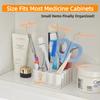 Compact 32-Slot Flexible Ointment Organizer for Medicine and Makeup Storage