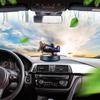 Diffusore per Auto ad Energia Solare in Metallo di Alta Qualità Regalo Profumo per Auto Solare Eliminatore di Odori per Interni Auto e Decorazione Domestica