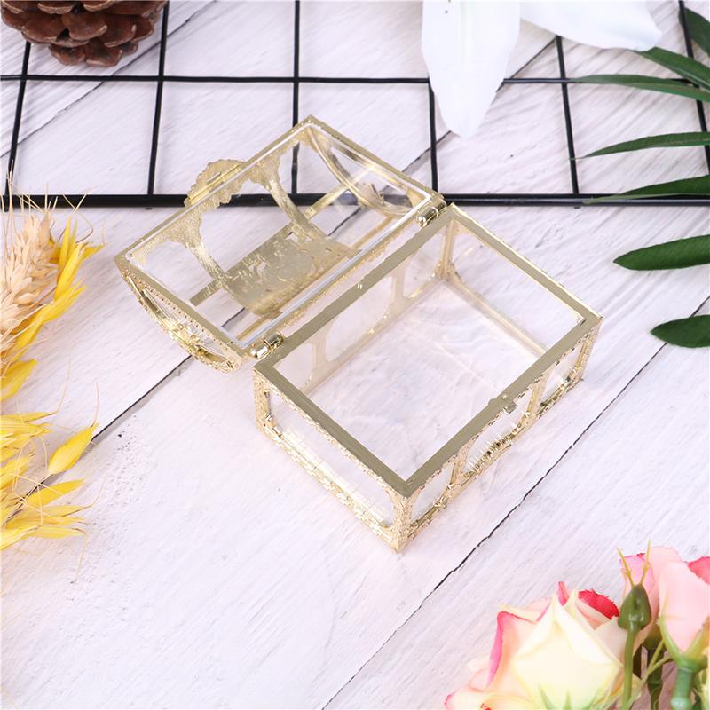 Gold Candy Box Case Chocolate Gift Birthday Party Wedding Decoration