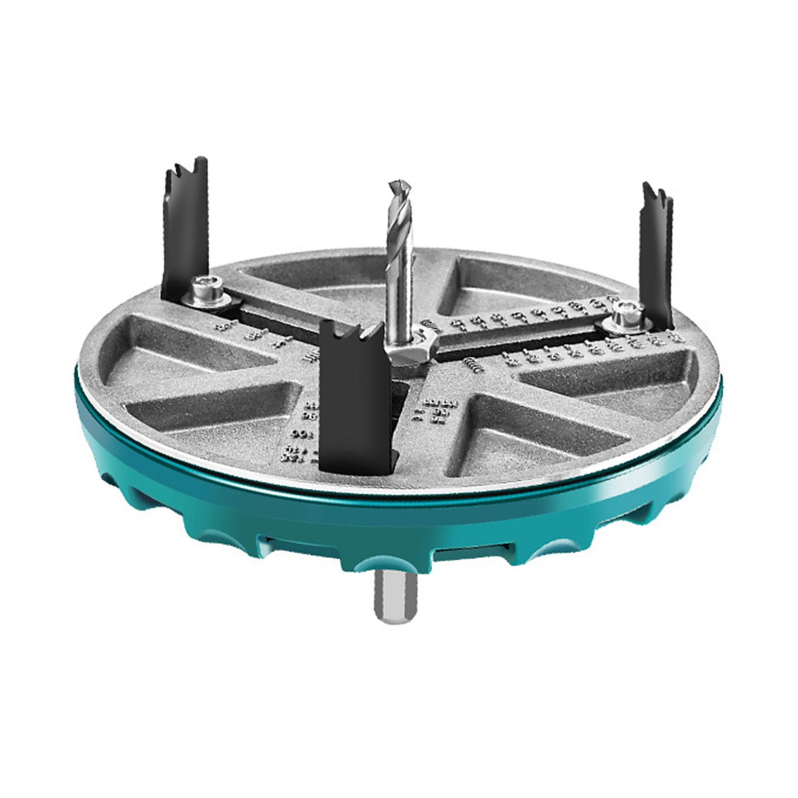 

Adjustable Round Hole Saw Tool Adjustable Hole Saw Diameter 45mm-130mm Multifunctional Woodworking Cutting Tools Hole Opener