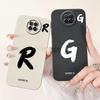 For Xiaomi Redmi Note 9T Case Soft Silicone Coque Lucky A-Z Letter Painted Shockproof Funda for Redmi Note 9 5G note9  TCover