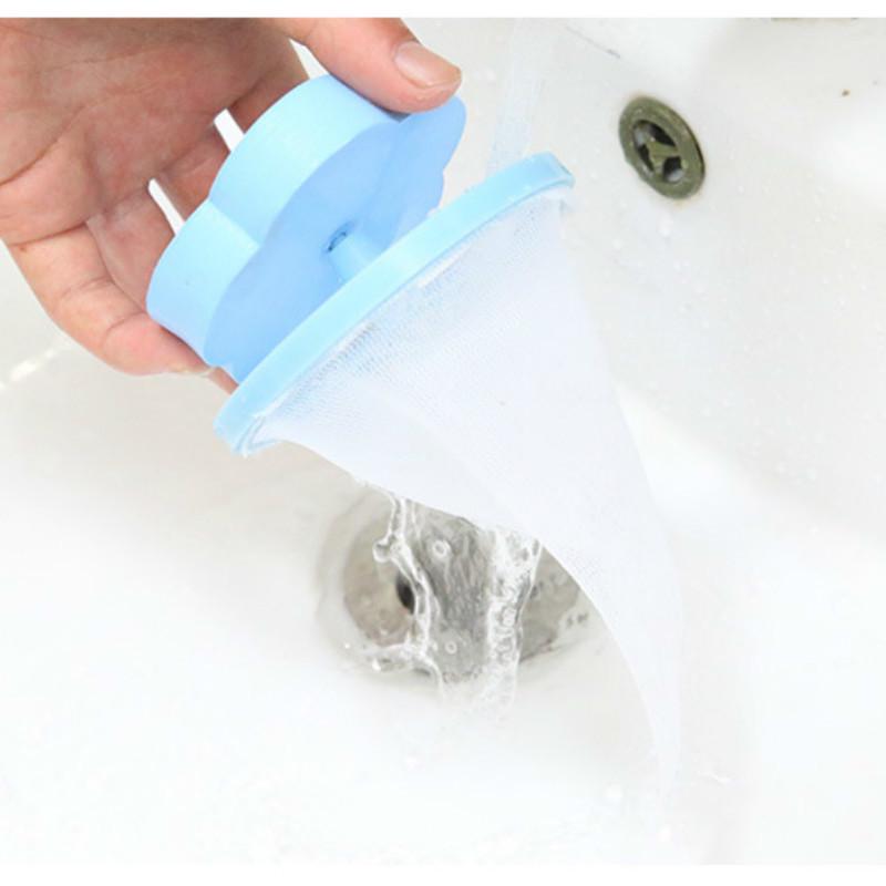 Mesh Filter Bag Laundry Ball Floating Style Washing Machine Filtration Hair Removal Device