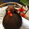 Red Hair Band Cherry Elastic Women's Hair Tie, High Elasticity, Cute Fruit Hair Tie, Versatile Hair Accessory