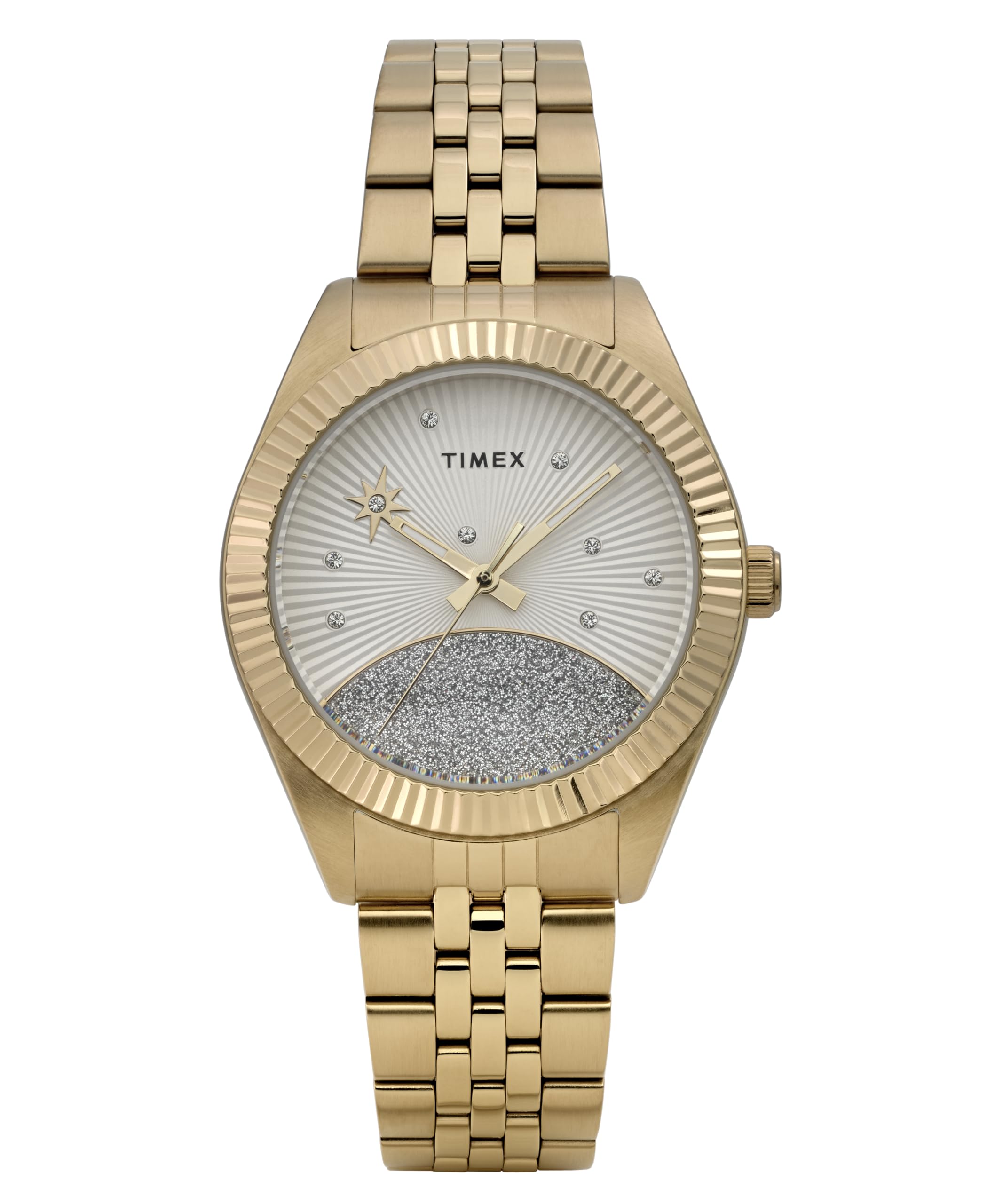 Weekender Watch Quartz 5 ATM Water Resistant Mineral Glass White Dial TW2Y20300 [TIMEX] Women s [Authentic] белый