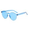 12 Pairs Per Set Candy Color Decoration Shades Oval Design Trends Women's Sunglasses Fashion Brand Sun Glasses for Lady
