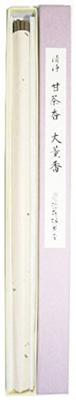 Awaji Baikundou Tempel Reiner Süßer Tee Groß Rund Ideal für Buddhistisches Gedenken und Gedenken Lange Räucherstäbchen Räucherwerk, Räucherwerk, Bündel, 34cm, 3mm,