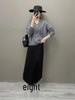 Women's Retro V-Neck Cashmere Sweater - Loose Fit, Cable Knit, Long Sleeve Pullover for Autumn & Winter
