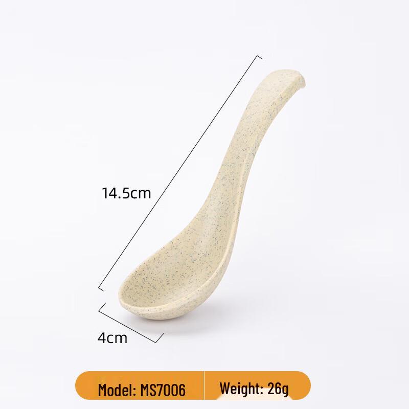 Melamine Imitation Porcelain Soup Spoon
