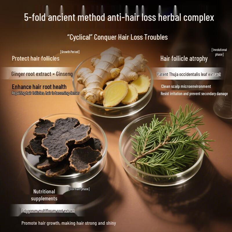 Three Magicians Ginger Anti-Hair Loss & Oil Control Shampoo