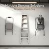 1-piece Heavy-duty Wall Mounted Ladder Hook, Suitable for Ladders, Chairs, Stairs, and Extended Ladders Strollers, Folding Chair