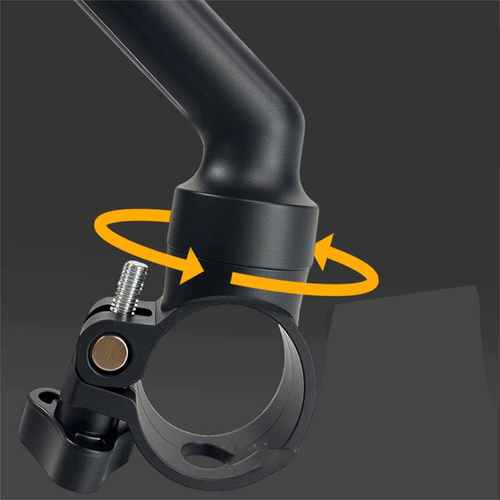 

Rearview Mirror Safe Bike Mirror Adjustable Angle Bike Rearview Mirror Cycling Rear View Mirror for Road Bike S чёрный