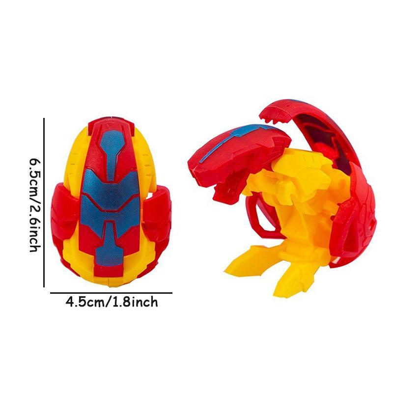 5PCS/Set Dinosaur Robot Transformation Dinosaur Egg Requires Manual Deformation Favorite For Creative Party Gifts