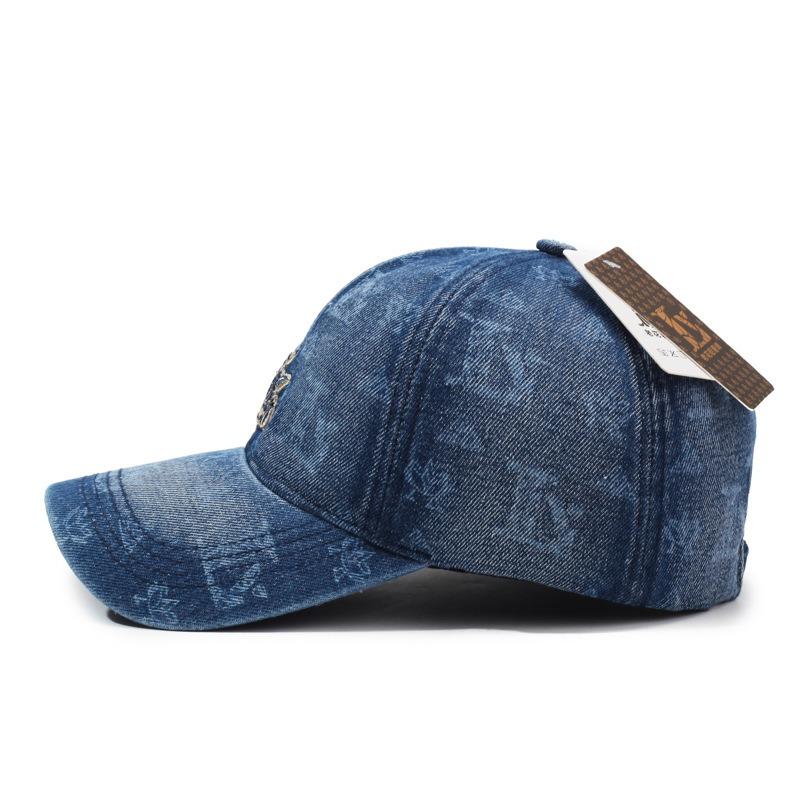 New denim baseball cap sports sunscreen men's and women's visors breathable versatile casual cap