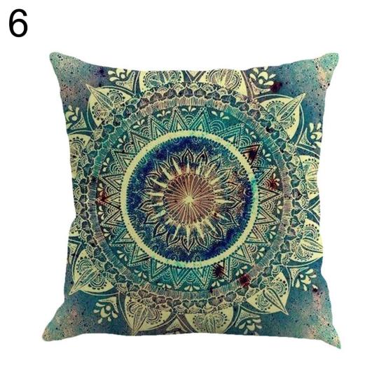 Bohemian Style Square Throw Pillow Protector Case Cushion Cover Bedding Articles