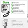 Safety Buckle Cat Collar Adjustable Waterproof Pet Tracking Collar Anti-Lost Reflective Strips For Airtag Collar For Air Tag