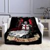 Kreuzzug Kreuz Templer Ritter Bedruckte Decke Flansch warme Decke Bettwäsche Picknickdecken Home Travel Born Geburtstagsgeschenk