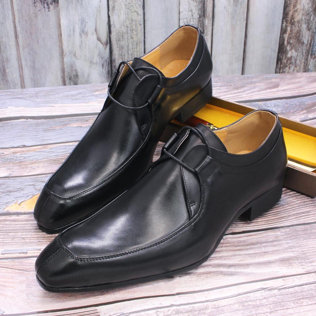 Fashion Men's Luxury Leather Loafers Classic Buckle Business Wedding Party Shoes Fashion Driving Walking Moccasins