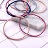 Jiaoxuefei High-Elasticity Thin Rope Hair Tie, Colorful, 100 Pieces, Rubber Band Hair Tie, Hair Loop, Hair Band, Hair Elastic