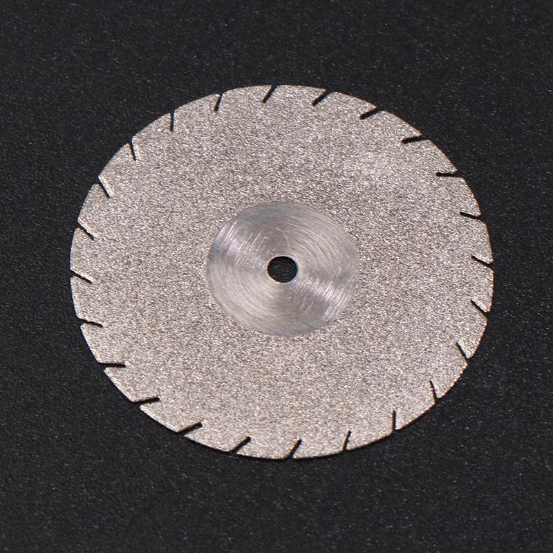 Dental Lab Double Sided Diamond Cutting Disc 22Mm For Separating Polishing Ceramic Crown Plaster Or Jade