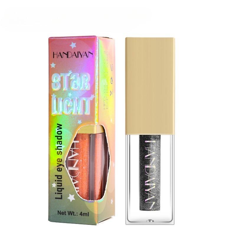Liquid Eyeshadow Shimmering 12-color Colorful Performance Glittering Metallic Eyeshadow Liquid