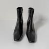 Fine-heeled Short Boots Women's Versatile Retro Chelsea Boots Square-heeled High-heeled Boots 2025 Autumn and Winter New Korean Version Boots
