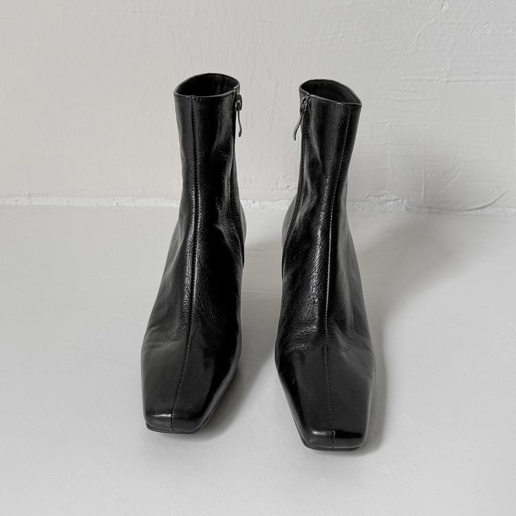 Fine-heeled Short Boots Women's Versatile Retro Chelsea Boots Square-heeled High-heeled Boots 2025 Autumn and Winter New Korean Version Boots