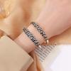 Exquisite Women's Retro Leopard Rhinestone Bracelet: Versatile Fashion Trend Jewelry