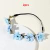 Fashion Women Floral Garlands Headband Crown Girl Headdress Girls Hair Bands Bride Wedding Hair Accessories Headbands Flower