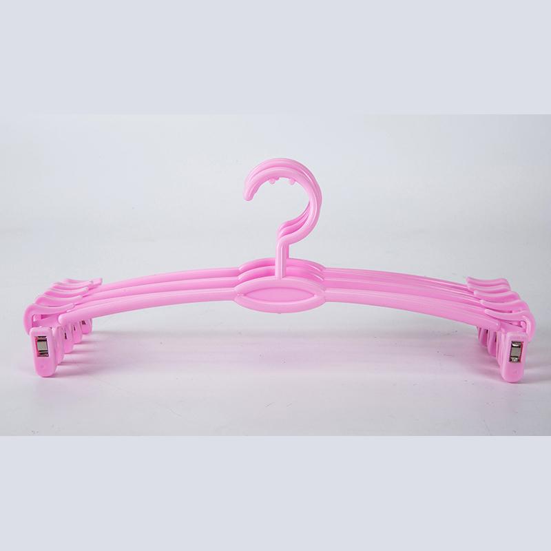 

10 шт. Нековзка вішалка для нижньої білизни, рожеві вішалки для спідниць із затискачами для жінок, Міцна стійка для демонстрації трусиків для бюстгальтера для магазину бюстгальтерів для одягу 10pcs рожевий