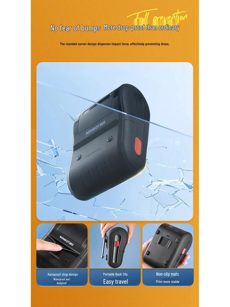 B1 Thermal Printer for Food Labels & Clothing Tags with Date & Barcode Features