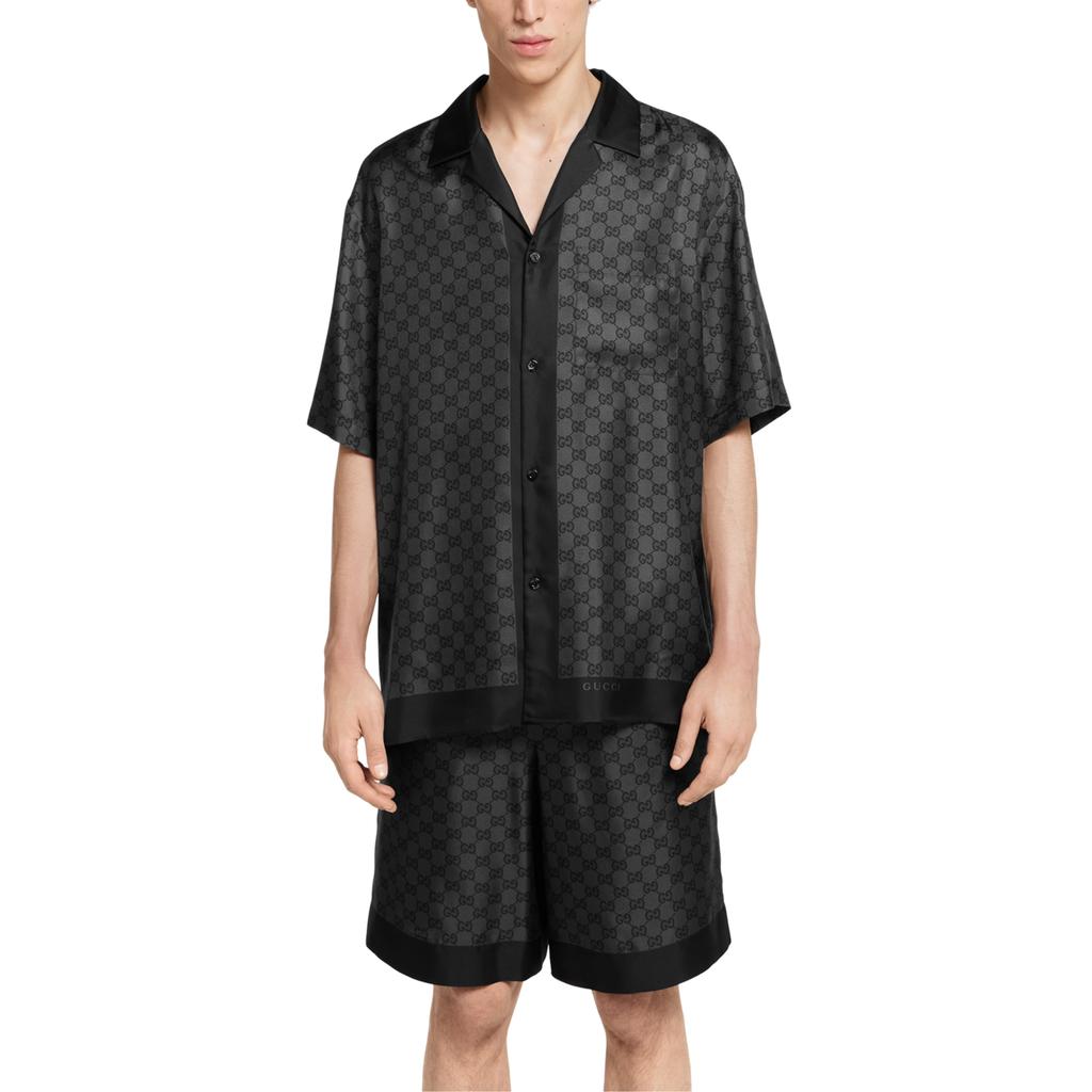 GUCCI FW25 Shirt Men's Dark Gray 794907-Z7ARD-1016