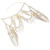 Stylish Layered Rhinestones Body Chain Premium Alloy Construction Versatile Styling for Concerts and Event