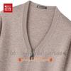 Hodo Men's 100% Pure Wool V-Neck Cardigan