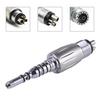 Niceden Dental Standard Head Air Turbine Handpiece High Speed Stainless Body K-Type Quick Coupler with Optic Light for FG Burs2/4/6 Hole