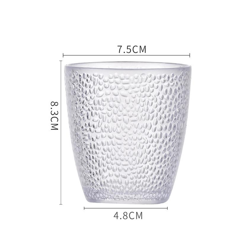 

Drinkware Acrylic Acrylic Glasses 210/300/360Ml Stackable Drink Cup Transparent Unbreakable Tea Cup Bar A2