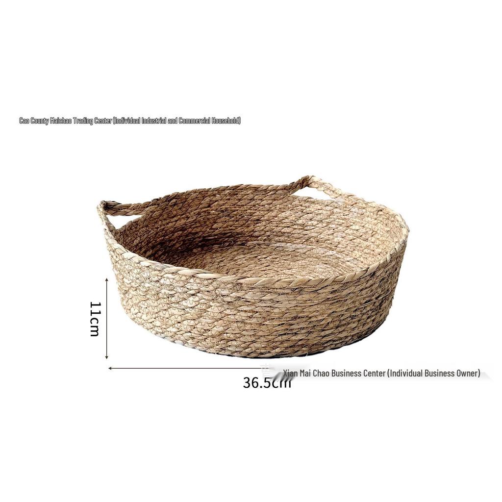 Pletená postel pro mazlíčky na všechna roční období: Prodyšný dům pro kočky a psy odolný proti skvrnám.