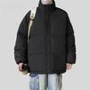 M-8XL Big Yards Stand-up Collar Cotton Jacket Men and Women Section of The Winter Loose Cotton Clothing Bread Clothing Solid Color Cotton Jacket