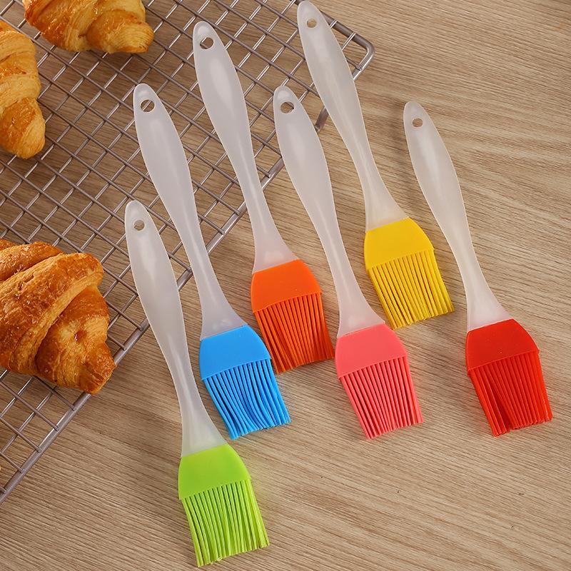 3 Pcs Silicone Brush High Temperature Barbecue Brush Baking Brush Cake Smudge Tool