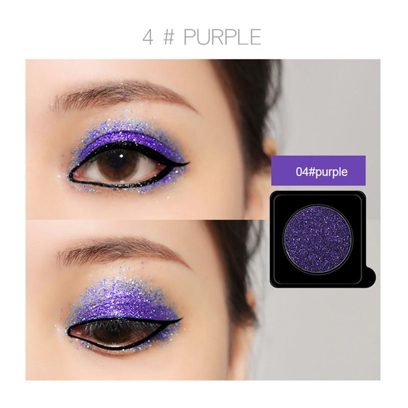 

16 цветов, блестящие тени для век, одноцветная вспышка, матовая жемчужная пудра, водонепроницаемые, долговечные тени для век, макияж