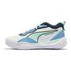 Puma Playmaker Pro Fashion Vielseitige Rutschfeste Langlebige Low-Top Basketballschuhe Unisex Sneaker Weiß Blau Grün 377572-14